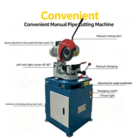 Machine de découpe de tubes et de tuyaux en acier inoxydable semi-automatique 315, conception portable pour tuyaux métalliques 220V/380V