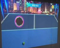 Jeu de tennis de pickleball interactif, jeu de projection interactif multijoueur, sports muraux
