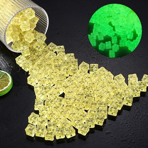 14MM Glow Glaçons <span class=keywords><strong>Jardin</strong></span> Fish Tank Paysage Pierre Décoration Horticole Cour Lumineux Galet Sombre Pierre Lumineuse - Product Image 6