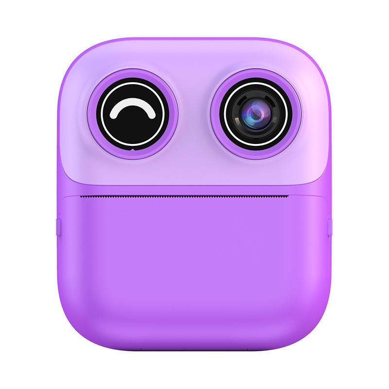 Y800 morado+2 rollos de papel de impresión en blanco y negro