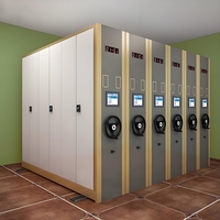 Système d'étagères mobiles compactes en métal intelligent moderne pour la maison, l'école, le gouvernement, le bureau, l'hôpital et le sous-sol utilisent un système de stockage assemblé