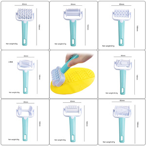 Plastic Dough Roller Cutter 85mm 168mm Baking Cake Bread Pizza Cookie Cutting Tool Kitchen Dessert Tools - Product Image 1
