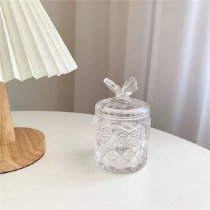 Frasco de Vidrio Transparente Económico <span class=keywords><strong>para</strong></span> Dulces, Frasco de Vidrio Transparente de Lujo con Recubrimiento Electrolítico Colorido <span class=keywords><strong>para</strong></span> Guardar Dulces - Product Image 2