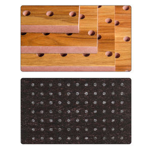 TianGe perforé Mdf <span class=keywords><strong>60X60</strong></span> 60X120 carreaux de plafond <span class=keywords><strong>bois</strong></span> insonorisant et résistant au feu produits panneaux panneau d'ingénierie - Product Image 5