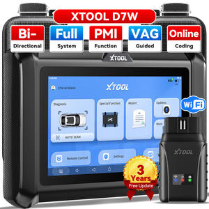 2026 XTOOL D7W Sans fil Directionnel Outil de diagnostic automobile, Programmeur de clés <span class=keywords><strong>IMMO</strong></span> et Codeur de clés avec Codage ECU et 39+ fonctions de réinitialisation - Product Image 1