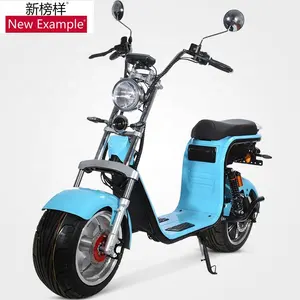 EEC Electric Scooter Wheel Aluminium Alloy City Coco 800w 1000w Citycoco 2000w with Fat Bike Tire 10-inch Bluetooth Unisex 60V