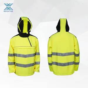 Lx Factory Security Traffic Reflective Safety Winter Jacket Waterdichte Reflecterende Bouw Jassen Voor Heren