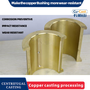 ZCuSn10Zn2, sellos de carcasa de cojinete de cobre resistentes al desgaste no estándar personalizados, piezas mecánicas - Product Image 3