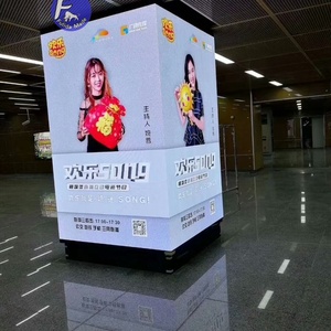 <span class=keywords><strong>LED</strong></span> pantalla de publicidad interior máquina de publicidad <span class=keywords><strong>led</strong></span> flexible pantalla de vídeo de pared de vídeo conferencia pantalla - Product Image 2