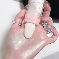 Poudre scintillante fine de fée en gros, paillettes, 4 couleurs, poudre minérale pour le maquillage du visage et du corps, bronzant et illuminateur