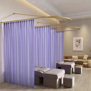 Envío Rápido: Cortina de Aislamiento en Forma de U con Estructura de Soporte de Hierro para Salón de Belleza y Cuidado Personal - Product Image 5
