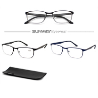 Lunettes de lecture à monture carrée presbytie fournisseur vente en gros Logo personnalisé femmes hommes lecteurs correcteurs lunettes de lecture flexibles