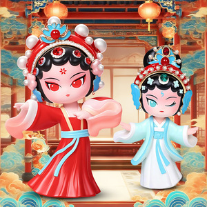 Hanfu Wenchuang ของขวัญวันเกิดของตกแต่งบ้านแบบสร้างสรรค์ลายโอเปร่าแนวโบราณแบบดั้งเดิมใหม่ - Product Image 2