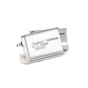 Tewaycell 103040 <span class=keywords><strong>3</strong></span>,7 V 1200mAh LiPo battery lithium-ion polymer battery for table lamp - Product Image 3