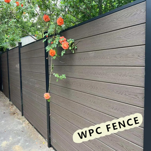 Kit de clôture WPC de haute qualité, panneaux extérieurs faciles à installer, bardage <span class=keywords><strong>extérieur</strong></span>, <span class=keywords><strong>poteau</strong></span> de 1,8 m, clôture d'intimité en provenance de Chine - Product Image 2