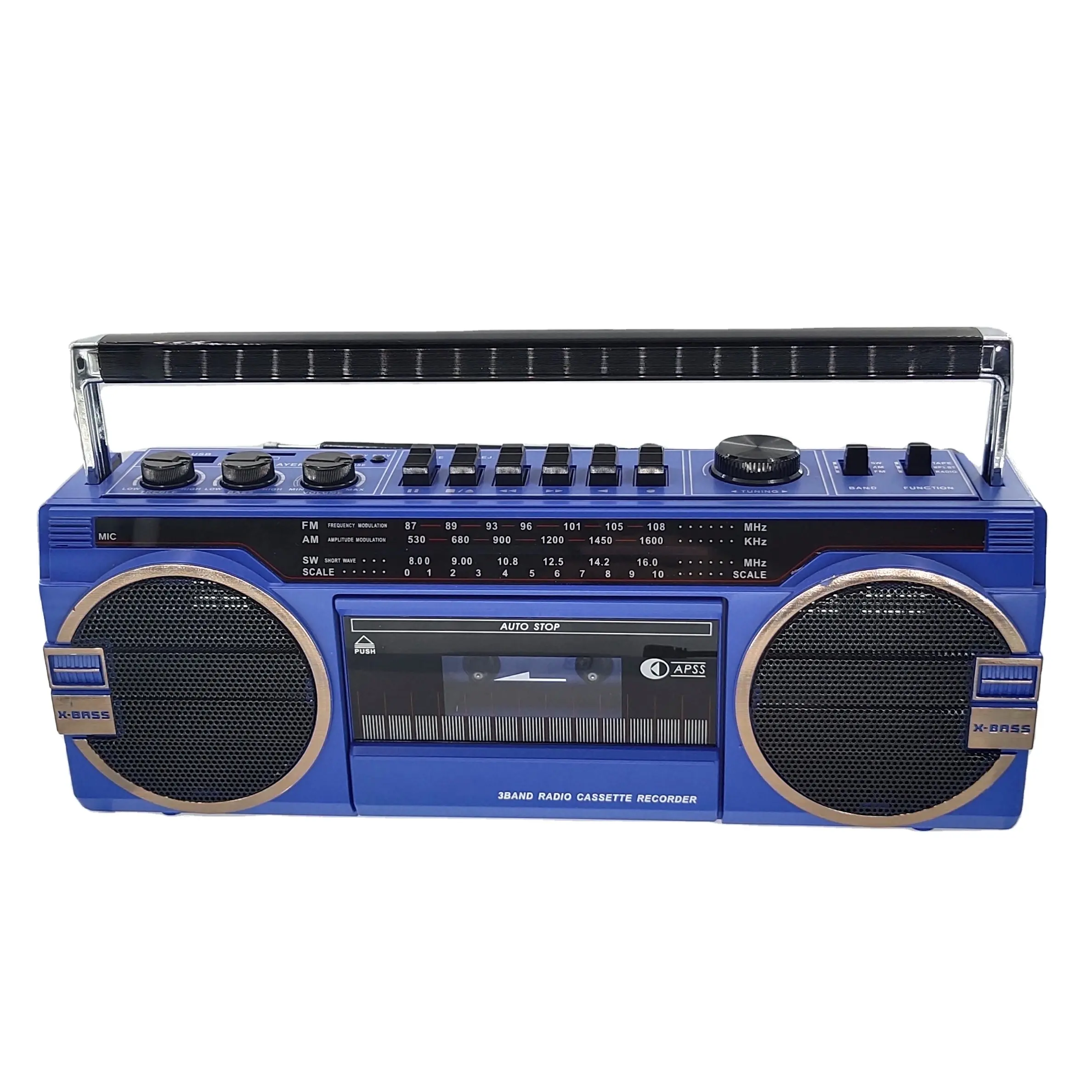 cmik mk-132 bt oem new arrival video player to cd am fm sw radio recording portable tape USB and SD cards cassette recorder