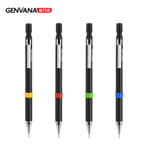 Lápiz Mecánico Pentel al por Mayor de Fábrica GENVANA, Lápiz de Empuje con Logotipo Personalizado, Lápiz Mecánico de 0.5MM para Uso Escolar - Product Image 1