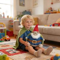 Peluche Tortue Timmy 'Gnome de Jardin' de JC, Adorable Peluche Tortue, Poupées en Peluche, Idéal pour un Cadeau d'Anniversaire