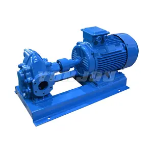 YONJOU High Temperature Gear Pumps Electric Cast Iron Pump Price Positive Displacement Pump Oil Seal Suceuse De Sable Machine 2"