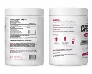 Compléments Prise de Masse : Collagène, Créatine Monohydrate en Poudre, Protéine de Lactosérum pour la Prise de Poids, Poudre de Créatine Monohydrate - Product Image 5