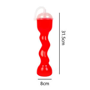 Copas de recuerdo <span class=keywords><strong>para</strong></span> beber de plástico en espiral, gafas de patio de diseño trenzado <span class=keywords><strong>para</strong></span> aguanieve <span class=keywords><strong>para</strong></span> fiestas en el patio al aire libre - Product Image 6