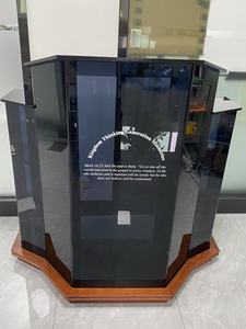 Bục Giảng Bài Phát Biểu Bằng Acrylic Sang Trọng Chất Lượng Cao Của BOSN Bục Giảng Trên Bàn Spex Với Gỗ - Product Image 4