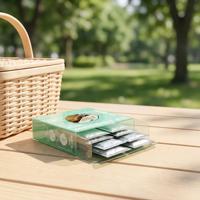 Boîte en plastique haute transparence pliable, boîte en plastique PET pliable de haute qualité pour l'emballage de cadeaux, vente en gros disponible