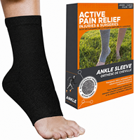 Échantillons disponibles : Manchon de compression pour cheville avec service de marque privée pour les commandes en gros – Attelle de soutien de la cheville
