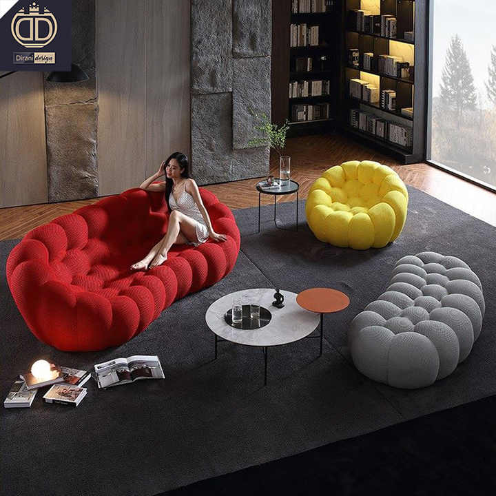 Luxury Bubble Ottoman Stool - Perfect for Home & Office