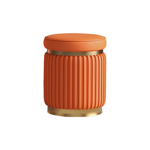 เก้าอี้สตูลบุนวมเนื้อนุ่มแบบนอร์ดิกหรูหราน้ำหนักเบาม้านั่งสำหรับตกแต่งห้องนอนเก้าอี้สำหรับห้องนั่งเล่นร้านเสริมสวย - Product Image 6