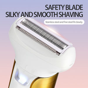 Kit de beauté 7 en 1 épilateur domestique électrique et rasoir pour femmes et hommes tondeuse rechargeable pour oreilles/<span class=keywords><strong>nez</strong></span> et corps entier - Product Image 4