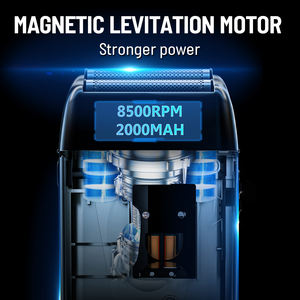 Elektrikli folyo tıraş sakal düzeltici taşınabilir şarj edilebilir folyo tıraş berber makinesi düzeltici jilet - Product Image 5