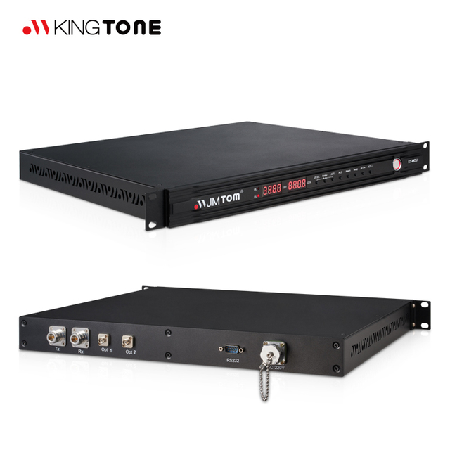 RF radio optical fiber repeater system Master Unit  long distance 20km UHF VHF repeater