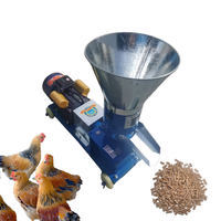 Machine à granulés d'aliments pour animaux domestiques, volailles, poulets, canards, vaches, lapins, ferme, 220V monophasé, mini-granulateur électrique