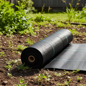 Toile géotextile tissée robuste 13FTx108FT pour le jardin, anti-mauvaises herbes, tissu pour allée, haute perméabilité, matériau PP - Product Image 2