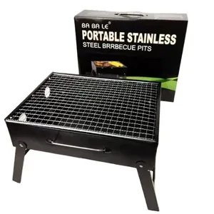 Barbecue japonais pliable en fonte, barbecue au charbon de bois, <span class=keywords><strong>raclette</strong></span>, fumoir, teppanyaki, barbecue portable pour le camping - Product Image 1