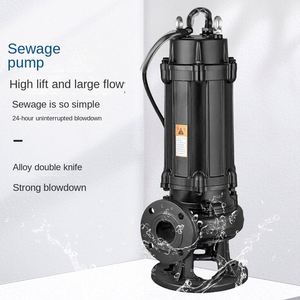 Bomba Sumergible Eléctrica para Aguas Residuales QW de 15 hp con Potencia de 15 kw y Alta Presión, Bombas Químicas OEM Personalizables - Product Image 3