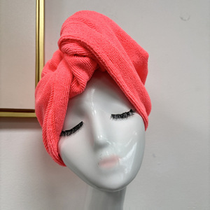 <span class=keywords><strong>Toalla</strong></span> de microfibra para el cabello, turbantes superabsorbentes para el cabello mojado, toallas para la cabeza Antifrizz, toallas de secado rápido con botón - Product Image 2