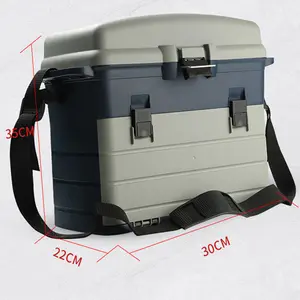 China Fishing Lures Tackles Boxes Large Space Fly Fishing Box 3 Plies for Fishing Tools Buckets