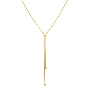 Collar de cadena ajustable chapado en oro de acero inoxidable para mujer, el más vendido de 2026 - Product Image 3