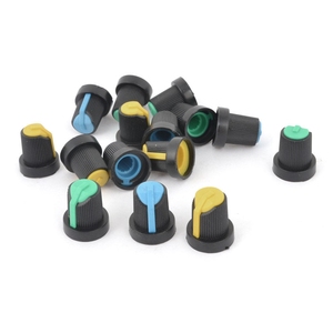 Chất lượng cao 6.4 mét đầy màu sắc Vòng Nhựa Tùy Chỉnh Guitar knobs - Product Image 3