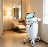 Machine d'épilation au laser multi-longueurs d'onde de haute qualité 755nm 808nm 1064nm, refroidissement par glace, équipement de salon de beauté, indolore