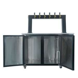 Máquina dispensadora de <span class=keywords><strong>cerveza</strong></span> tipo oro negro de acero inoxidable portátil Kegerator de uso comercial con <span class=keywords><strong>grifo</strong></span> de torre para <span class=keywords><strong>cerveza</strong></span> artesanal fresca - Product Image 3
