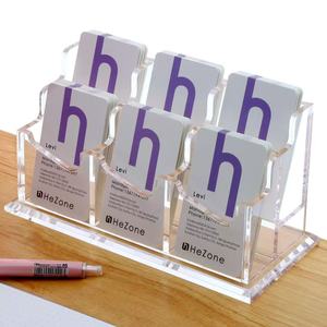 Modern Sleek Design 4-Slot Vertical Business Card <strong>Display</strong> <strong>Rack</strong> <strong>Cross</strong>-Border Desk Card Holder for Women and Men - Product Image 1