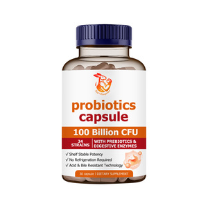 OEM ODM <b>Probiotics</b> Capsules for Women with Organic Prebiotic Complex Digestive Enzyme Complex Helps Support Intestinal Flora Cap - Product Image 1
