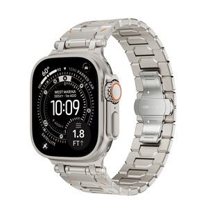 นาฬิกาสปอร์ตแฟชั่นใหม่ สายไทเทเนียมแท้ เหมาะสำหรับสายแอปเปิ้ล แอปเปิ้ลวอทช์ อัลตร้า - Product Image 3