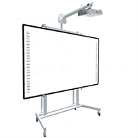 Pizarra Electrónica Interactiva IBoard de 96/86/102 Pulgadas, Táctil Infrarroja de 10 Puntos, con 3 Años de Garantía para Proyección, Tamaños Personalizados