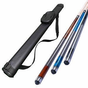 Venta al por mayor Home <span class=keywords><strong>Bar</strong></span> Use 58 pulgadas 1/2 Split Cue Maple Wood Billiards Pool Cues Sticks con taco Chalk - Product Image 1