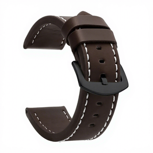 Cinturino per Orologio Lionorm Fatto a Mano in Vera Pelle di Vacchetta Spessa 18mm 20mm 22mm 24mm Cinturino Vintage con <span class=keywords><strong>Logo</strong></span> Personalizzato - Product Image 6