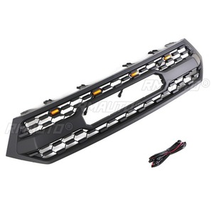 Pour Toyota Highlander 2012-2014 : Grille de pare-chocs avant, grilles de course, kit carrosserie, accessoires automobiles - Product Image 4